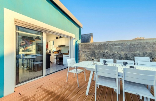 Brignogan-Plage Villa | Ker Anna, 120m from the beach, sea view