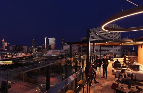 Downtown Atlanta Hotel | King Room, High Floor Views at REVERB by Hard Rock Downtown Atlanta