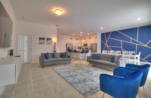 Kissimmee Villa | Kissimmee Luxury 12 BD Villa wt heated Pool, games, BBQ Grill, close to Disney