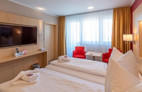 Sudstadt House | Kleines Doppelzimmer - Das Hotel an der Stadthalle Rostock