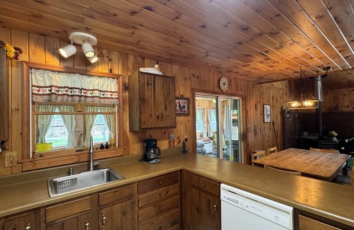 Milford House | Knotty Pine - Private cabin nestled in the woods, fire pit, near CDP/ASV