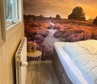 Doornspijk Ski Chalet | Knus Boschalet met veel Privacy op de Veluwe