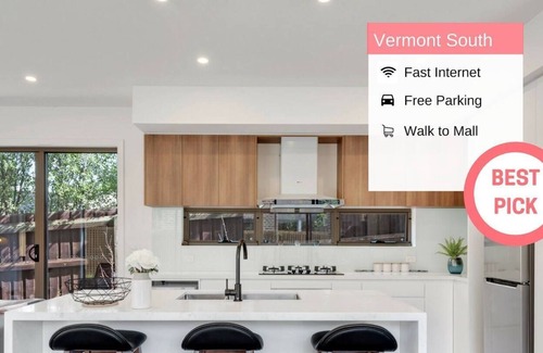 Vermont South House | KOZYGURU | Melbourne | Deakin University Close by 3 BED Family House VVS005