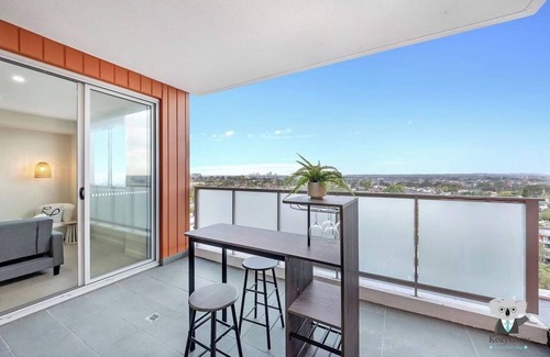Holroyd Apartment | KozyGuru | Merrylands | Balcony Chic with Parking