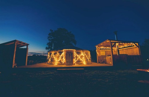 Attleborough RV Rental | KRUG Luxury Heated Yurt with Private Hot Tub