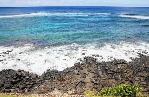 Poipu Condo | Kuhio Shores 411. Right on the water- Cold A/C