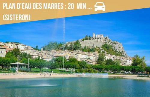 Sisteron Apartment | L'écrin de Sisteron - lac, centre-ville et parking