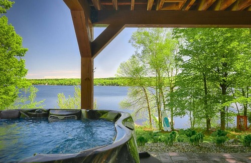Saint Romain Ski Chalet | L'Évasion - Accès au Lac Saint-François avec Spa