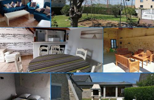 Saint-Pierre-du-Mont House | L Ancre Maison séjour spacieux lumineux avec jardin et extérieur aménagé terrain de petanque proche Omaha beach, Grandcamp Maisy et pointe du Hoc