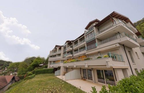 Talloires-Montmin Apartment | L'Arcadia Panoramique - Terrasse Vue Lac et Piscine