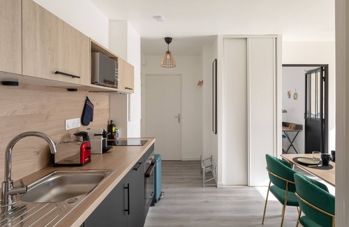 Thabor - Saint-Helier Apartment | L'Atelier - Appt 2 chambres avec parking