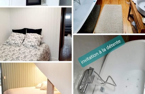 Crosne Apartment | L'ILE DES PREVOTS - AQUARELLE 2 bedroom apartment with spa bath ..