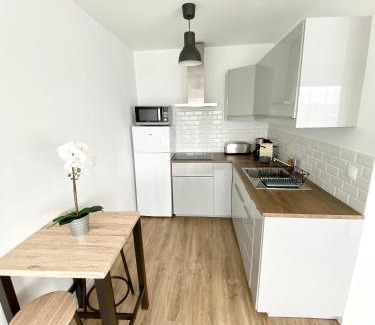 Coteaux Ouest Apartment | L'INDUSTRIEL CHIC, 2 PIECES AVEC VU IMPRENABLE SUR ROUEN