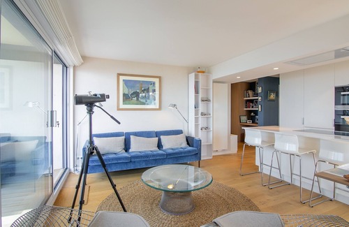 Pleneuf-Val-Andre Apartment | L'Observatoire - Magnifique appartement avec balcon vue mer