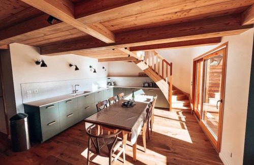 Monetier-les-Bains Apartment | La Cabane, Superbe Duplex à 5 min des pistes