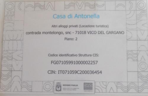 Vico del Gargano House | La casa di Antonella