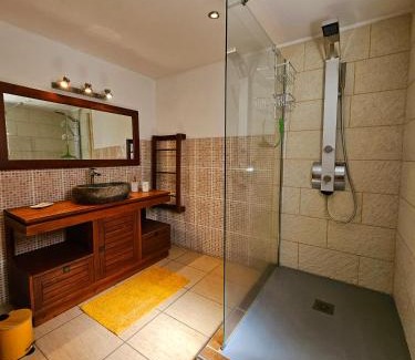 Petite-Ile Villa | La Case des Palmistes 4 Etoiles, piscine jacuzzi, billard, et vue océan