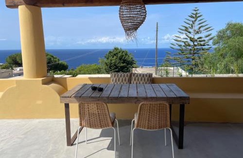 Malfa House | La Casuzza - garden and terrace sea view
