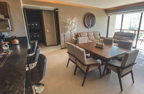 Puente del Mar Apartment | La Isla Residences Zona Diamante Ocean Front View
