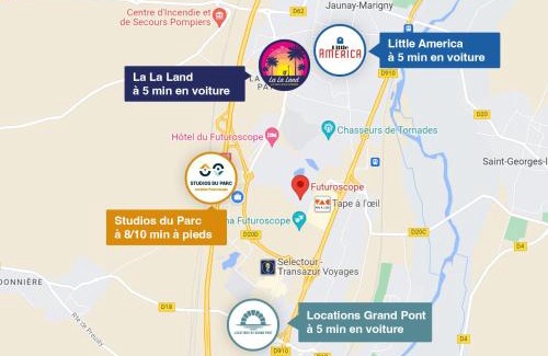 Jaunay-Clan Apartment | La La Land - Gîte thème cinéma 5 min Futuroscope