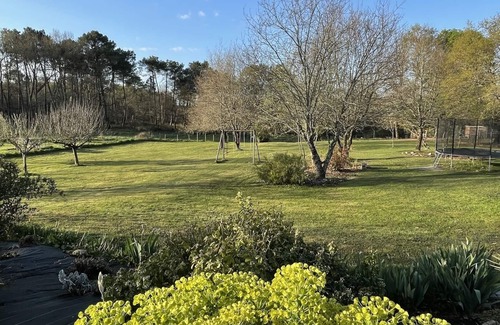 Puynormand Villa | La Méridienne, Heated indoor pool, Parking, bowling green, park