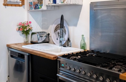 Le Treport House | La Maison Bleue, terraces and panoramic sea view