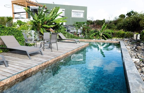 Petit-Canal Villa | La "Mer de Canne" Standing Villa SECRET NATURE 2. Paradise beach 5 minutes away!