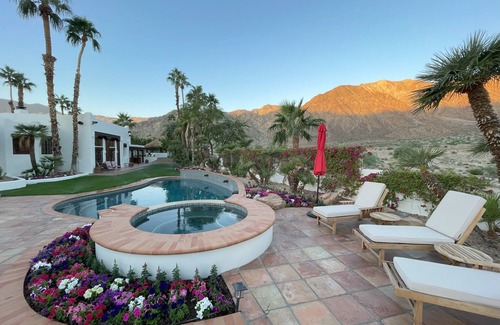La Quinta Cove House | La Quinta Resort Estate Home, Secluded Privacy w/250 Feet of Mountain Frontage