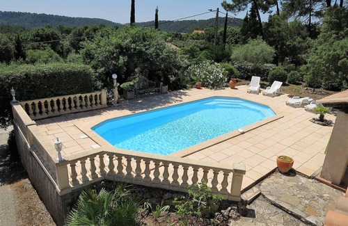 Sillans-la Cascade Villa | La Sauvergine family villa sleeps 7 with private pool, set in enclosed grounds.