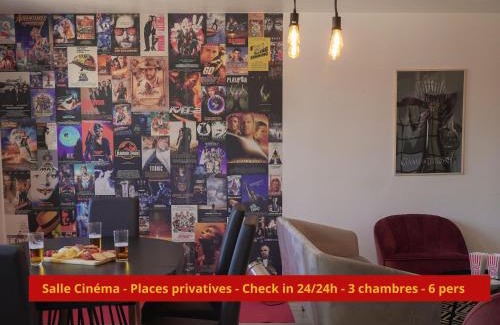 Orthez Apartment | La suite du 7eme Art - 6 personnes - Havre Cosy