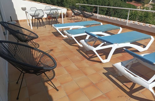 Aiguablava Apartment | "La Terrasse de la mer 8"Air-conditioned chalet (74m2+60m2 terrace)-Wifi-BBQ-Pkg