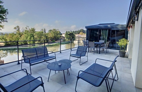 La Redorte Apartment | La Terrasse du Canal - Apartment overlooking the Canal du Midi for 5 people