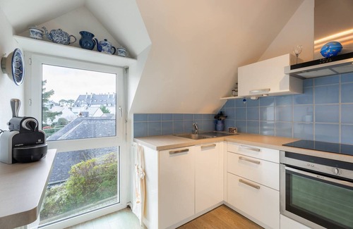 La Trinite-sur-Mer Apartment | La Trinité/Mer-3-room apartment-50m²-Port view