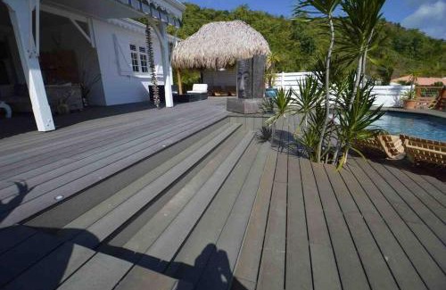 Le Diamant Villa | La villa Coconut vue à 180° mer rocher du Diamant