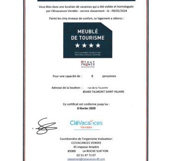 Bourgenay Villa | "LA VILLA DES HAUTES MER" Villa 4 étoiles, 10 personnes, piscine privée chauffée, parc arboré, proche plage et marais