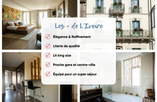 Limoges Apartment | LA VILLA FLEURY-Apparthôtel de standing- L'Ivoire raffinée et néoclassique