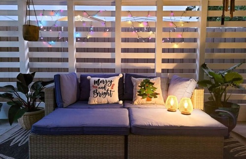 South Bradenton Apartment | Lady Palm: 2/1 w garden vibes three miles to IMG