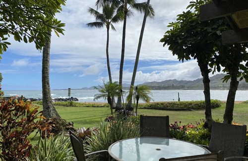 Wailua Condo | Lae Nani 311 Ground Floor Ocean Front Condo Located only Steps to the Beach