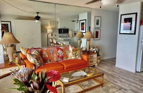 Historic Lahaina Front Street Apartment | Lahaina Roads Suite 212 - OCEANFRONT Property gorgeous views- 1 Bed 1 Bath Condo