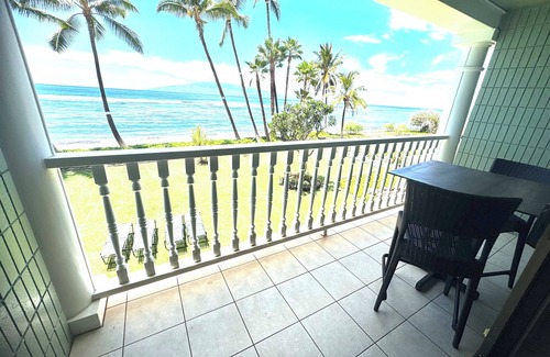Historic Lahaina Front Street Apartment | Lahaina Shores Beachfront OceanView Tropical Escape