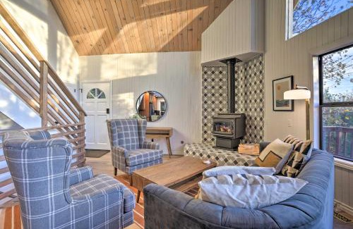 Lake Arrowhead House | Lake Arrowhead A-Frame Cabin with Deck and Balcony!