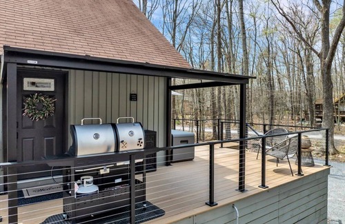 Locust Lake Village Ski Chalet | Lake Beach, Sauna, Hot Tub, Firepit, Game Room, EV Charger
