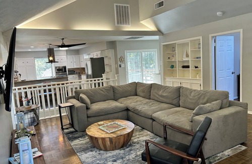 April Sound House | Lake Conroe: Golf Course Views + Pool Access in Private Resort Community