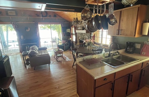 Traverse City Cabin | Lake front Cabin & Bunkhouse + Private Hot Tub