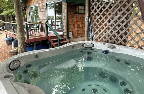 Traverse City Cabin | Lake front Cabin & Bunkhouse + Private Hot Tub