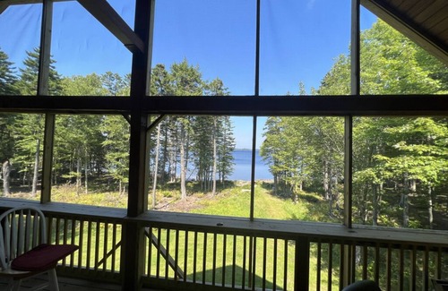 East Machias House | Lake Front Log Estate