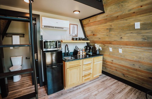 Cedar Bluff Resort | Lake Front Modern A-Frame Cabin: Hot Tub, TV, & Lake Views