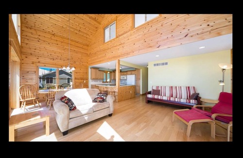 Mears House | Lake frontage, Dune beach sand from deck to water! One of a kind.