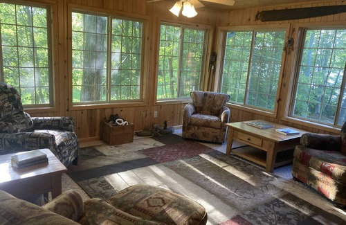 Chief Lake Cabin | Lake FrontHome Chippewa Flowage. Great swim area with gradual slope sandy lake