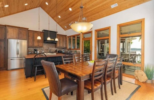 Henrico House | Lake Gaston's Million Dollar Baby!nEpic Dock w/Bar, TV, Private Beach, Sleeps 14